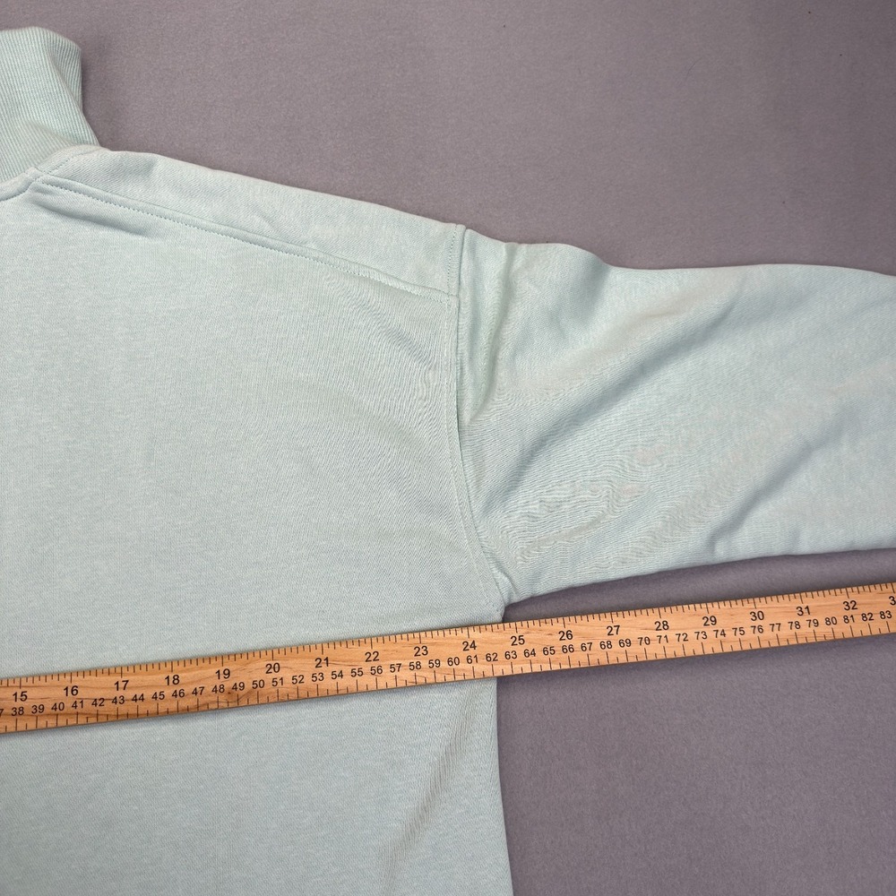Eddie Bauer Women's Collared Quarter Zip Casual Pullover Sz XL Turquoise NWT - Picture 11 of 14